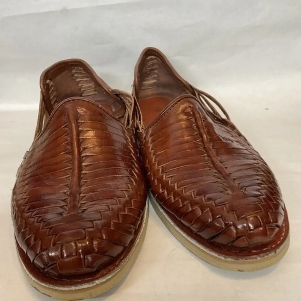 NWOB Raguer Brown Hand Crafted Authentic Mexican Huarache Sandals Men 11 Mexico